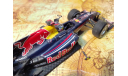 1/43 RED BULL RB6 SHOWCAR SEBASTIAN VETTEL. Аукцион с 1 рубля, масштабная модель, Minichamps, scale43