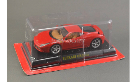 Ferrari 458 Italia, масштабная модель, 1:43, 1/43, Altaya