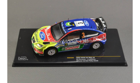 Ford Focus RS WRC #3 Winner Jordan Rally 2008 Hirvonen, Lehtinen, масштабная модель, 1:43, 1/43, IXO Rally (серии RAC, RAM), Jaguar