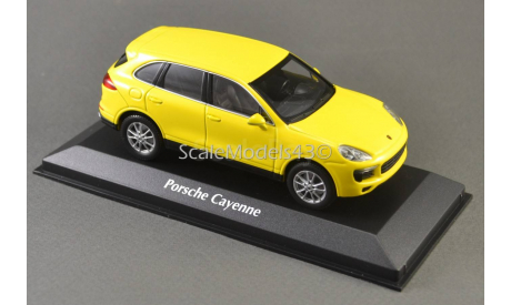 Porsche Cayenne Year 2014 yellow С РУБЛЯ !!!, журнальная серия Полицейские машины мира (DeAgostini), 1:43, 1/43, Minichamps