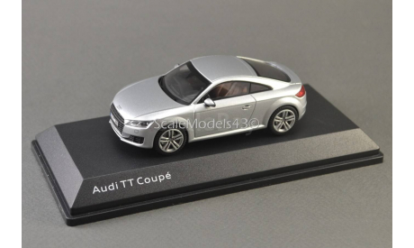 Audi TT Coupe foil silver, масштабная модель, 1:43, 1/43, Spark