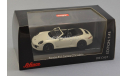 ТОРГИ С 1 РУБЛЯ 1:43 Porsche 911 (991) Carrera GTS Cabriolet (2014) with softtop White, масштабная модель, Schuco