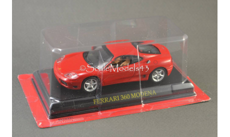 !!! С РУБЛЯ !!! 1:43 — Ferrari 360 Modena (1999-2005), масштабная модель, Altaya, scale43