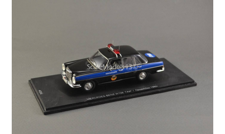 1:43 Mercedes-Benz W108 Милиция Ленинград, масштабная модель, Spark