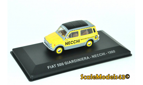 Fiat 500 Giardiniera Necchi, масштабная модель, Altaya, scale43