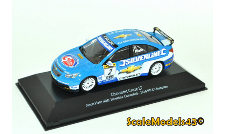 1-43 Chevrolet Cruze LT No.2, Sieger BTCC Plato 2010, масштабная модель, Atlas, scale43