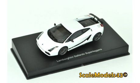 Lamborghini Gallardo Superleggera (Monocerus / Metallic White), масштабная модель, Autoart, scale43