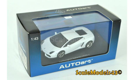 Lamborghini Gallardo LP560-4 (White), масштабная модель, Autoart, scale43