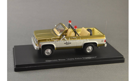 Chevrolet Blazer Amity Police Department, масштабная модель, Schuco, scale43