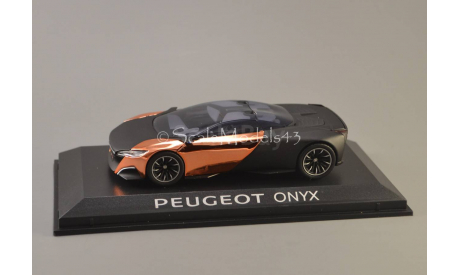 !!! С РУБЛЯ !!! — 1:43 — Peugeot Concept Car Onyx salon de Paris 2012 matt, масштабная модель, Norev, scale43