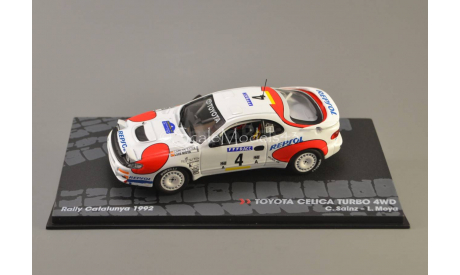 !!! С РУБЛЯ !!! — 1:43 — Toyota Celica Turbo 4WD #4 Rally Spain 1992, масштабная модель, Altaya, scale43