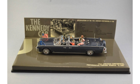 1:43 Lincoln Continental Presidential Parade Vehicle X-100 (1961) RARE, масштабная модель, Minichamps