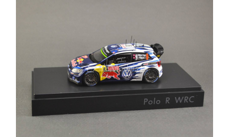 1:43 — Volkswagen VW Polo R WRC #9 WRC 2015 Mikkelsen, Floene, масштабная модель, Spark, scale43