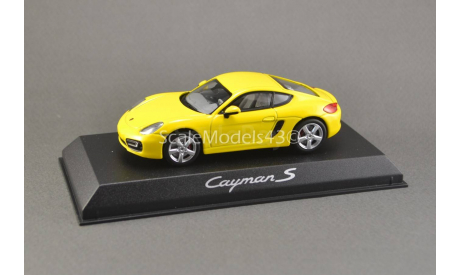 1:43 — Porsche Cayman S 981 (2013), масштабная модель, Norev, 1/43