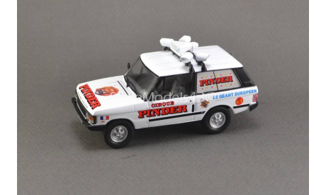 1:43 — Range Rover Advertising Vehicle Pinder circus, масштабная модель, Direkt Collections, 1/43