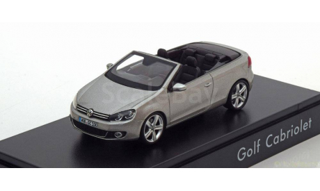 Volkswagen Golf 6 Convertible 2012 silver, масштабная модель, Schuco, scale43