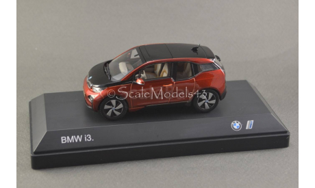 BMW i3 (i01) solar orange, масштабная модель, iscale, scale43