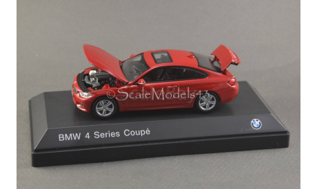 1:43 — BMW 4 Series 4er Coupe F32 melbourne red, масштабная модель, iscale, scale43