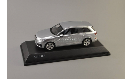 !!! С РУБЛЯ !!! 1:43 —  Audi Q7 2015 foil silver !!! БЕЗ РЕЗЕРВНОЙ ЦЕНЫ !!!, масштабная модель, Spark, scale43