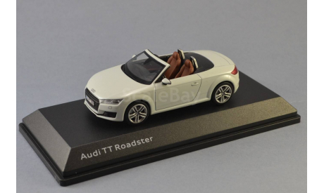 Audi TT Roadster glacier white, масштабная модель, 1:43, 1/43, Kyosho