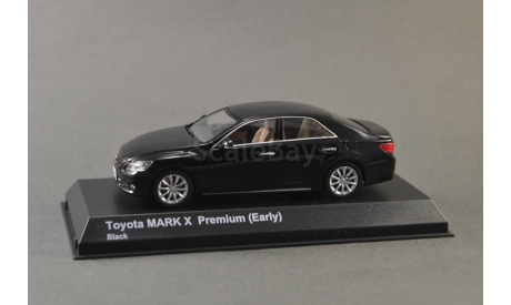!!! С РУБЛЯ !!! 1:43 — Toyota Mark X Premium (Early) black — БЕЗ РЕЗЕРВНОЙ ЦЕНЫ !!!, масштабная модель, Kyosho, 1/43