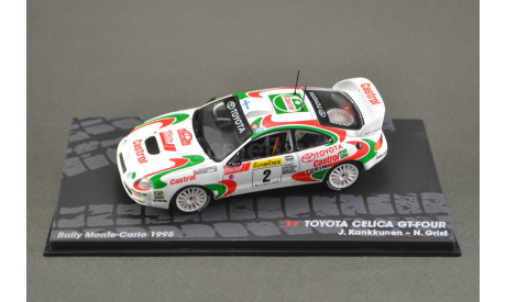 1:43 — Toyota Celica Gt-Four #2 Rally Monte Carlo 1995 Kankkunen, Grist, масштабная модель, Altaya, 1/43