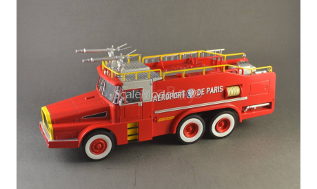 С РУБЛЯ !!! Willeme W8 6x6 Aeroport de Paris fire Department, масштабная модель, Atlas, scale43