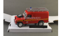 1:43 Land Rover Series III 109 fire Department, масштабная модель, Bauer/Cararama/Hongwell, 1/43