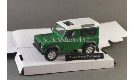 1:43 Land Rover Defender 90 green, масштабная модель, Bauer/Cararama/Hongwell, scale43