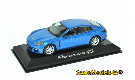 Porsche Panamera 4S sapphire blue, масштабная модель, Minichamps, scale43