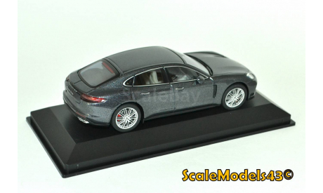 Porsche Panamera Turbo volcano Gray metallic, масштабная модель, Herpa, scale43