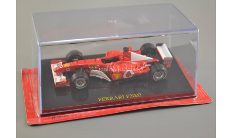 !!! С РУБЛЯ !!! 1:43 — Ferrari F2002 #1 world champion Formel1 2002 M. Schumacher  В БОКСЕ !!!, масштабная модель, Altaya, scale43