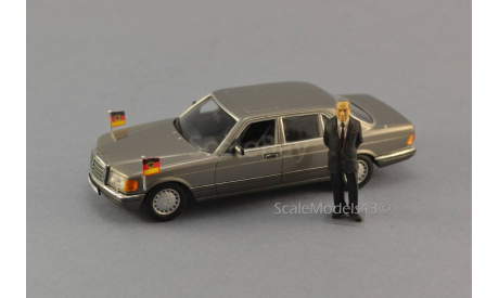 Mercedes-Benz 500 SEL Bundeskanzler Helmut Kohl, масштабная модель, 1:43, 1/43, Minichamps