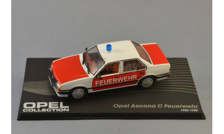 Opel Ascona C Fire department (1982-1988), масштабная модель, 1:43, 1/43, Altaya