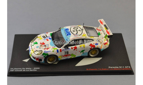 Porsche 911 GT3 #78 24h LeMans 2000 BBA Compétition, масштабная модель, 1:43, 1/43, Altaya