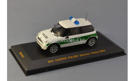MINI Cooper «Polizei» (German Police), масштабная модель, 1:43, 1/43, IXO Road (серии MOC, CLC)