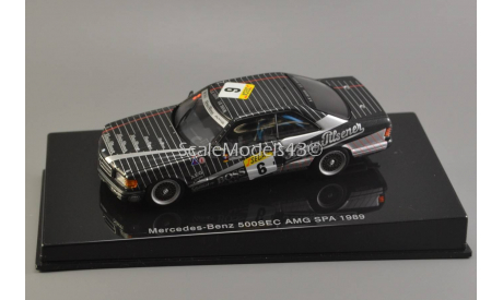 Mercedes-Benz 500 SEC W126 AMG 1989, масштабная модель, 1:43, 1/43, Autoart, Porsche