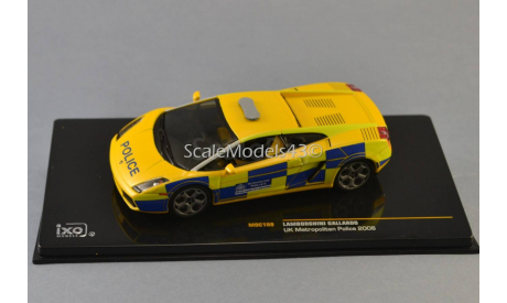 Lamborghini Gallardo UK Metropolitan Police 2006, масштабная модель, 1:43, 1/43, IXO Road (серии MOC, CLC)