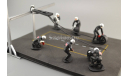 Pitstop mechanic set 6 figures, масштабная модель, 1:43, 1/43, Altaya