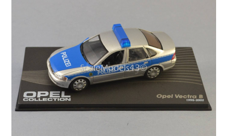 Opel Vectra B 4-door Police 1995-2002, масштабная модель, 1:43, 1/43, Altaya