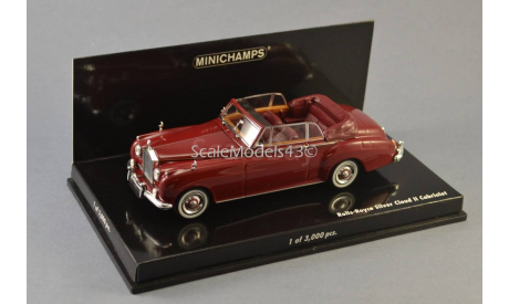 Rolls Royce Silver Cloud II Cabriolet (1960), масштабная модель, 1:43, 1/43, Minichamps, Rolls-Royce