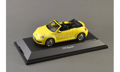 ТОРГИ С 1 РУБЛЯ 1:43 Volkswagen VW Beetle Cabriolet Baujahr 2013, масштабная модель, 1/43, Schuco