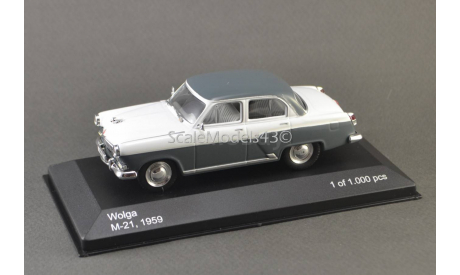 1:43 ГАЗ M-21 (1959), масштабная модель, WhiteBox, scale43