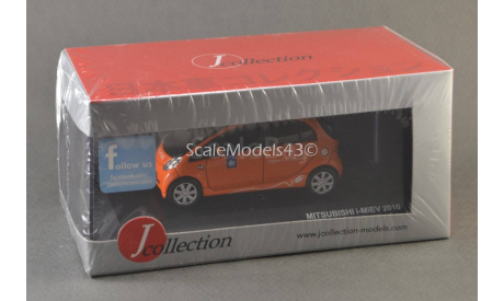 С РУБЛЯ !!! 1:43 Mitsubishi i-MiEV Japan Netherland Embassy Car 2010, масштабная модель, J-Collection, 1/43