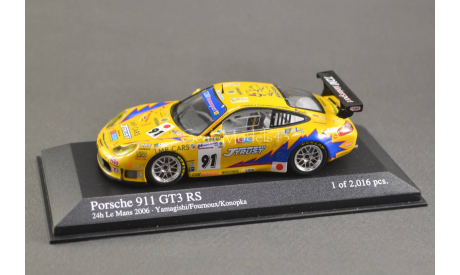 !!! С РУБЛЯ !!! — 1:43 — Porsche 911 GT3 RS 24h Le Mans 2006 Yamagishi/Fournoux/konopka, масштабная модель, Minichamps, scale43