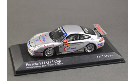 !!! С РУБЛЯ !!! — 1:43 — Porsche 911 GT3 CUP Porsche Supercup 2004 - Winner: W. Henzler, масштабная модель, Minichamps, scale43