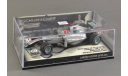 ТОРГИ С 1 РУБЛЯ 1:43 M. Schumacher Mercedes GP Showcar Hockenheim Promo Formula 1 2010, масштабная модель, Minichamps, Mercedes-Benz