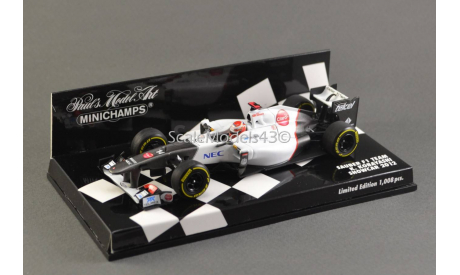 1:43 K. Kobayashi Sauber C31 Showcar formula 1 2012, масштабная модель, Minichamps