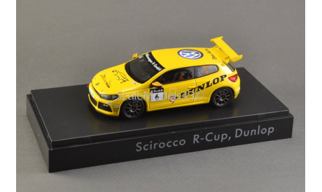 ТОРГИ С 1 РУБЛЯ 1:43 Volkswagen VW Scirocco #6 Scirocco R-Cup 2012 Team Dunlop, масштабная модель, 1/43, Spark