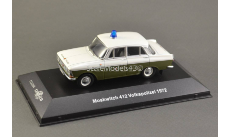 1:43 Москвич 412 Volkpolizei (1972), масштабная модель, IST Models